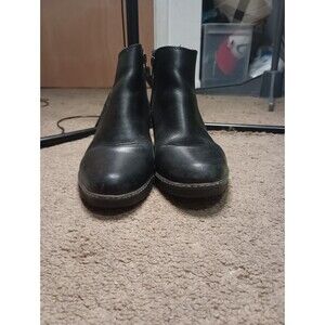 Collection Clarks Womens Black Leather Boots - US Size 10/Medium